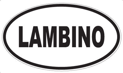 LAMBINO - Oval Magnet