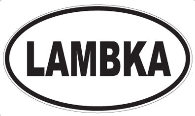 LAMBKA - Oval Magnet
