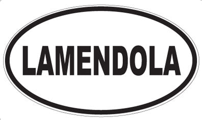LAMENDOLA - Oval Magnet