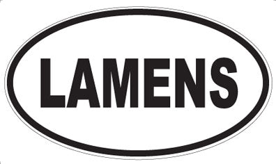 LAMENS - Oval Magnet