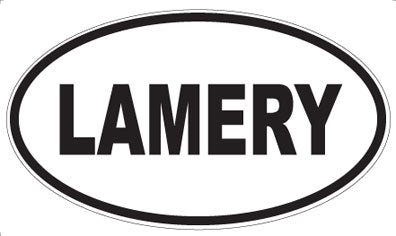 LAMERY - Oval Magnet