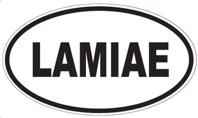 LAMIAE - Oval Sticker
