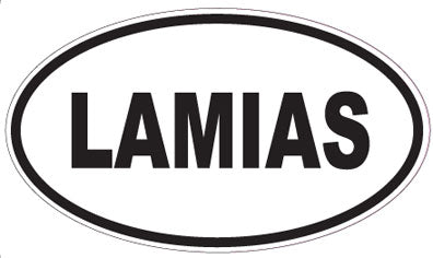 LAMIAS - Oval Sticker