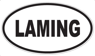 LAMING - Oval Magnet