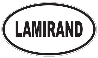 LAMIRAND - Oval Sticker