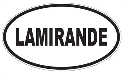 LAMIRANDE - Oval Sticker