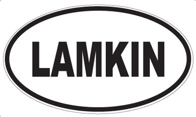LAMKIN - Oval Sticker
