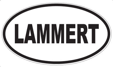 LAMMERT - Oval Magnet