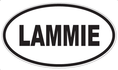 LAMMIE - Oval Magnet