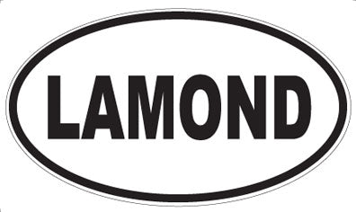 LAMOND - Oval Sticker