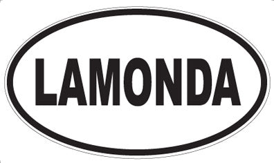 LAMONDA - Oval Sticker