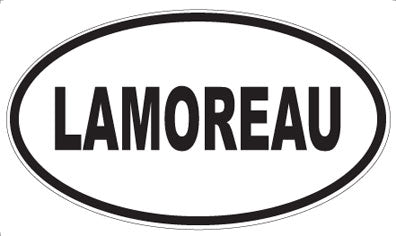 LAMOREAU - Oval Magnet
