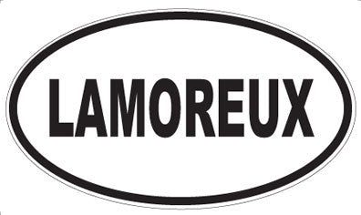 LAMOREUX - Oval Magnet
