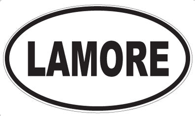 LAMORE - Oval Magnet