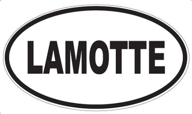 LAMOTTE - Oval Sticker