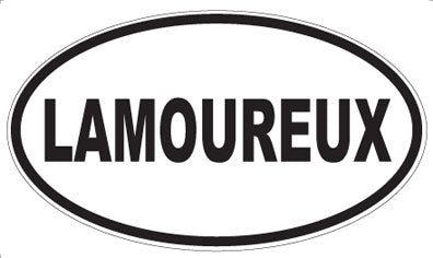 LAMOUREUX - Oval Sticker