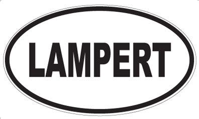 LAMPERT - Oval Magnet