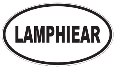 LAMPHIEAR - Oval Sticker
