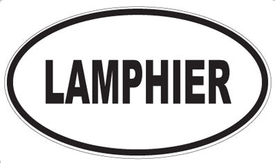 LAMPHIER - Oval Magnet