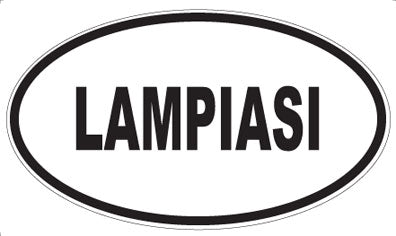 LAMPIASI - Oval Magnet