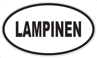 LAMPINEN - Oval Sticker