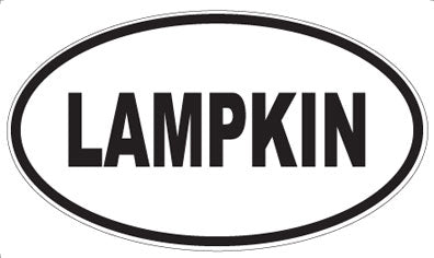 LAMPKIN - Oval Magnet