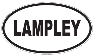 LAMPLEY - Oval Magnet