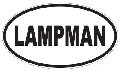 LAMPMAN - Oval Magnet
