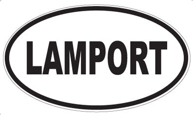 LAMPORT - Oval Magnet