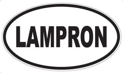 LAMPRON - Oval Magnet