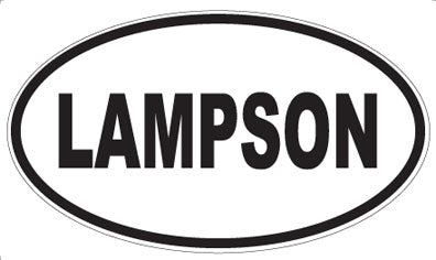 LAMPSON - Oval Sticker