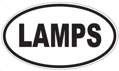LAMPS - Oval Magnet