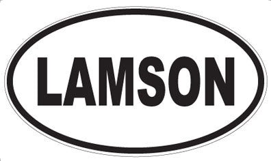 LAMSON - Oval Magnet
