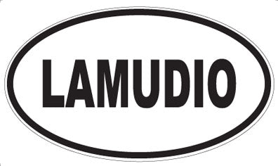LAMUDIO - Oval Magnet