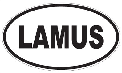 LAMUS - Oval Magnet