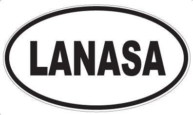 LANASA - Oval Magnet