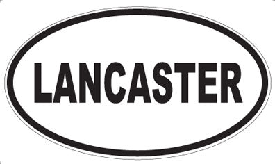 LANCASTER - Oval Magnet