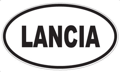 LANCIA - Oval Magnet