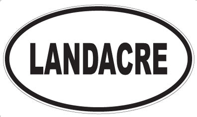 LANDACRE - Oval Magnet