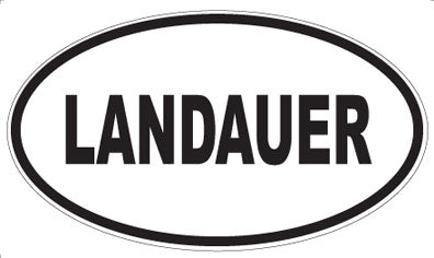 LANDAUER - Oval Magnet