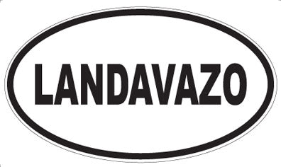 LANDAVAZO - Oval Magnet