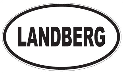 LANDBERG - Oval Magnet