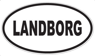 LANDBORG - Oval Magnet