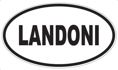 LANDONI - Oval Magnet
