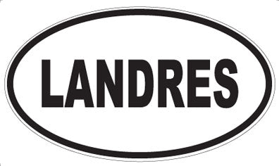 LANDRES - Oval Sticker