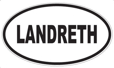 LANDRETH - Oval Magnet