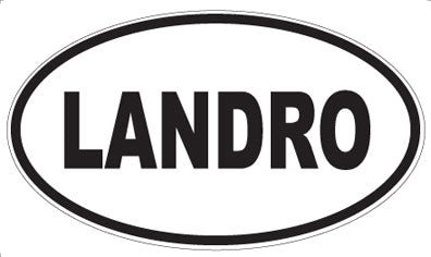 LANDRO - Oval Magnet