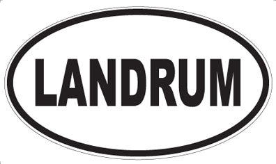 LANDRUM - Oval Magnet