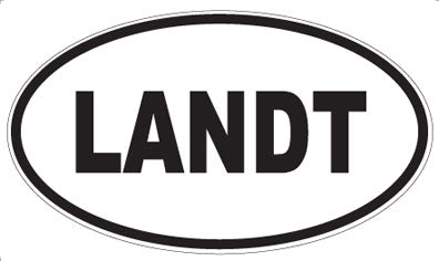 LANDT - Oval Magnet