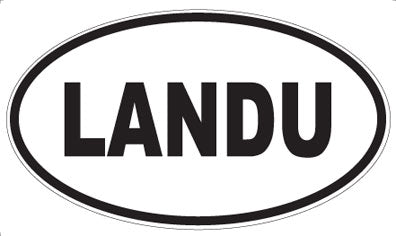 LANDU - Oval Magnet